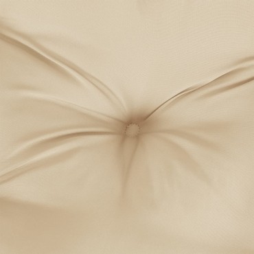vidaXL Μαξιλάρι Στρογγυλό Μπεζ 100x11cm από Ύφασμα Oxford