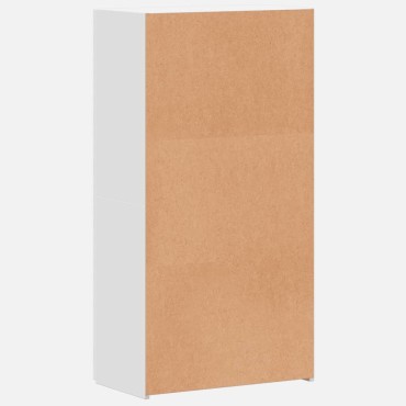 vidaXL Αρχειοθήκη Λευκή 60x32x115cm από Επεξεργασμένο Ξύλο 1 τεμ.