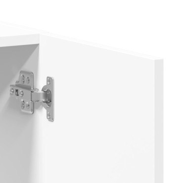 vidaXL Αρχειοθήκη Λευκή 60x32x115cm από Επεξεργασμένο Ξύλο 1 τεμ.