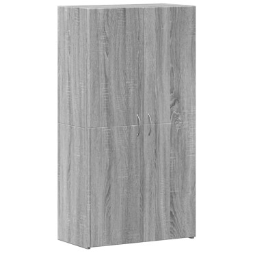 vidaXL Αρχειοθήκη Γκρι Sonoma 60x32x115cm από Επεξεργασμένο Ξύλο 1 τεμ.