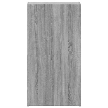 vidaXL Αρχειοθήκη Γκρι Sonoma 60x32x115cm από Επεξεργασμένο Ξύλο 1 τεμ.