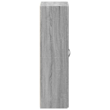 vidaXL Αρχειοθήκη Γκρι Sonoma 60x32x115cm από Επεξεργασμένο Ξύλο 1 τεμ.