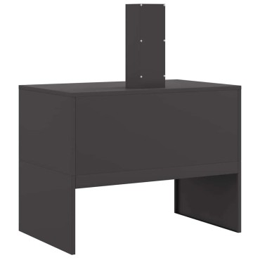 vidaXL Φωτιά Μαύρο 80 x 50 x 96 εκ. Ψυχρής έλασης χάλυβας