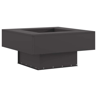 vidaXL Φωτιά σε μπολ Μαύρο 60 x 60 x 30 cm Ατσάλι Σκληρυθέν στον Αέρα