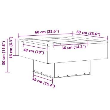 vidaXL Φωτιά σε μπολ Μαύρο 60 x 60 x 30 cm Ατσάλι Σκληρυθέν στον Αέρα