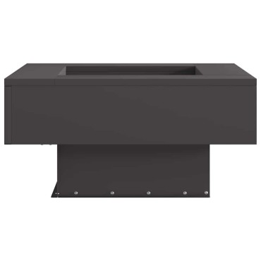 vidaXL Φωτιά σε μπολ Μαύρο 60 x 60 x 30 cm Ατσάλι Σκληρυθέν στον Αέρα