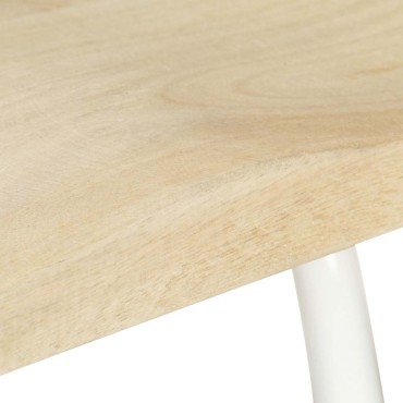 vidaXL Σκαμπό Μπαρ 4 τεμ. από Μασίφ Ξύλο Μάνγκο 38x36x74cm