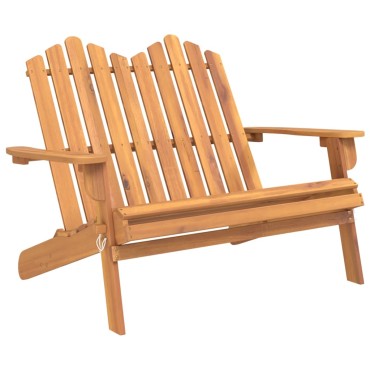 vidaXL Παγκάκι Κήπου Adirondack από Μασίφ Ξύλο Ακακίας 126x84x90cm 1 τεμ.