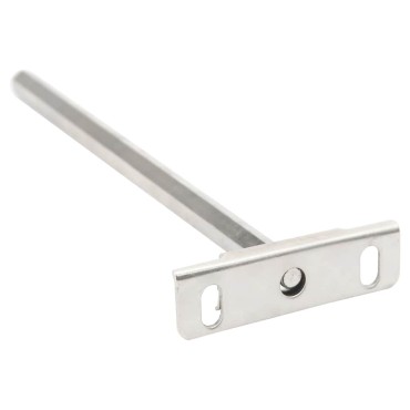 vidaXL Πλωτά στηρίγματα ραφιών 12 τεμ. Ø12x200 χιλ. Ανθρακοχάλυβας