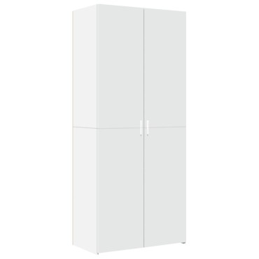 vidaXL Ντουλάπι Λευκό 80x42,5x249cm από Επεξεργασμένο Ξύλο 1 τεμ.