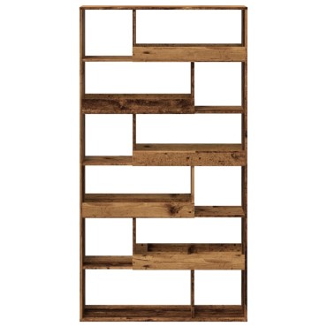 vidaXL Βιβλιοθήκη Όψη Παλαιού Ξύλου 100x33x187,5cm Επεξεργασμένο Ξύλο 1 τεμ.