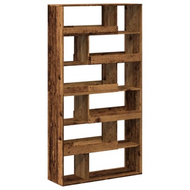 vidaXL Βιβλιοθήκη Όψη Παλαιού Ξύλου 100x33x187,5cm Επεξεργασμένο Ξύλο 1 τεμ.