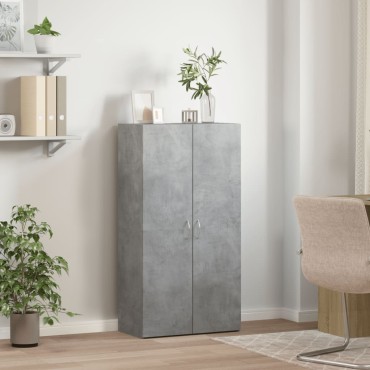 vidaXL Αρχειοθήκη Γκρι Σκυρ. 60x32x115cm Επεξεργασμένο Ξύλο 1 τεμ.