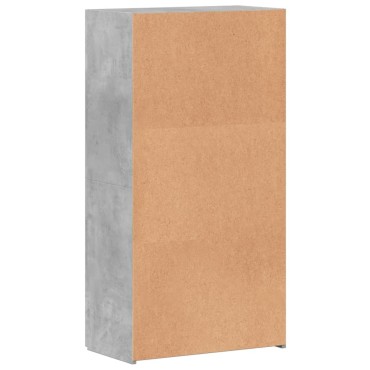 vidaXL Αρχειοθήκη Γκρι Σκυρ. 60x32x115cm Επεξεργασμένο Ξύλο 1 τεμ.