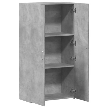 vidaXL Αρχειοθήκη Γκρι Σκυρ. 60x32x115cm Επεξεργασμένο Ξύλο 1 τεμ.