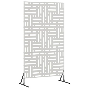 vidaXL Οθόνη Ιδιωτικότητας 100x50x180cm Ανοξείδωτο Ατσάλι Ασημί