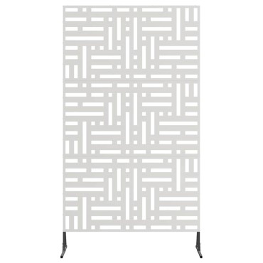 vidaXL Οθόνη Ιδιωτικότητας 100x50x180cm Ανοξείδωτο Ατσάλι Ασημί