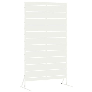 vidaXL Οθόνη Ιδιωτικότητας 100x50x180cm Ατσάλι Λευκό