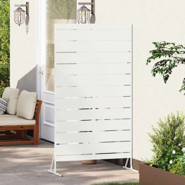 vidaXL Οθόνη Ιδιωτικότητας 100x50x180cm Ατσάλι Λευκό
