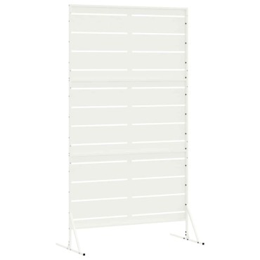 vidaXL Οθόνη Ιδιωτικότητας 100x50x180cm Ατσάλι Λευκό