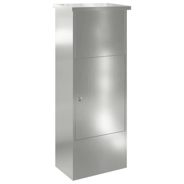 vidaXL Θυρίδα Πακέτων Μαύρο 44,5 x 29 x 110,5 εκ Επικαλυμμένος Χάλυβας