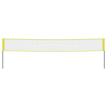 vidaXL Δίχτυ Βόλεϊ Κίτρινο και Μαύρο 823x244 εκ. Ύφασμα Πολυαιθυλενίου