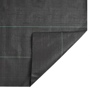 vidaXL Μεμβράνη Εδαφοκάλυψης Μαύρη 2x50 μ. από Πολυπροπυλένιο