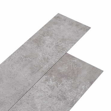 vidaXL Πλάκες Δαπέδου Γκρι Γη 5,02 m² 36 τμχ. PVC