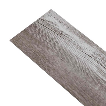 vidaXL Πλάκες Δαπέδου Ματ Ξύλο Καφέ 5,02 m² 36 τμχ. PVC