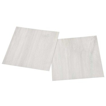 vidaXL Πλάκες Δαπέδου Κρεμ 5,11 τ.μ. 55 τμχ. PVC