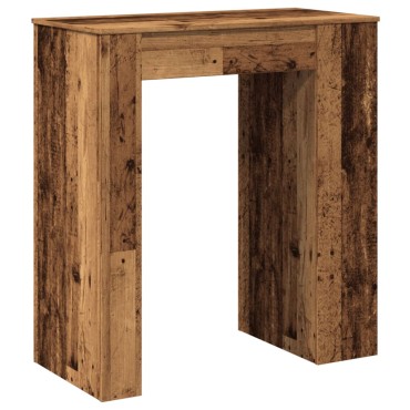 vidaXL Τραπέζι Μπαρ με Ράγες 95x47x103,5cm Επεξεργ. Ξύλο 1 τεμ.