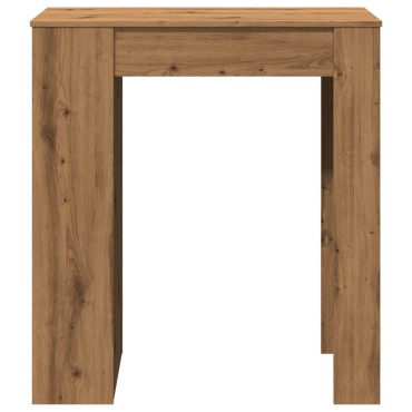 vidaXL Τραπέζι Μπαρ με Ράγες Δρυς 95x47x103,5cm Επεξεργ. Ξύλο 1 τεμ.