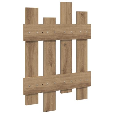 vidaXL Τοίχου Κρεμάστρα Επιτοίχιο Artisan Oak 60x3x82cm