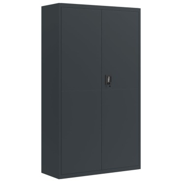 vidaXL Αρχειοθήκη Ανθρακί 105x40x180cm Ατσάλινη 1 τεμ.