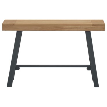 vidaXL Παγκάκι από Μασίφ Ξύλο Teak 80x30x50cm 1 τεμ.