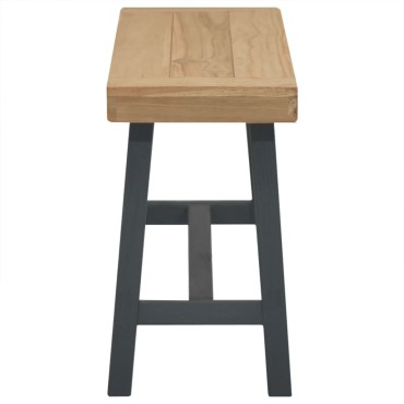 vidaXL Παγκάκι από Μασίφ Ξύλο Teak 110x30x50cm 1 τεμ.