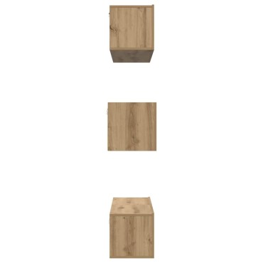 vidaXL Σετ επίπλου τηλεόρασης 6 τμχ. Artisan Oak Επεξεργασμένο Ξύλο