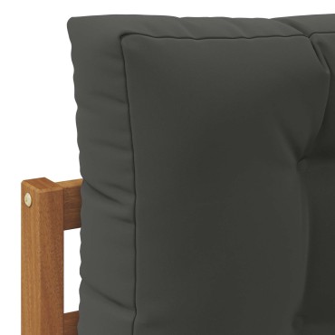 vidaXL Μεσαίος καναπές εξωτερικού χώρου Φυσικό