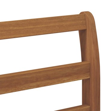 vidaXL Μεσαίος καναπές εξωτερικού χώρου Φυσικό