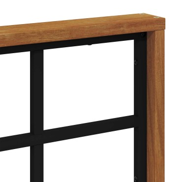 vidaXL Μεσαίος καναπές εξωτερικού χώρου Φυσικό