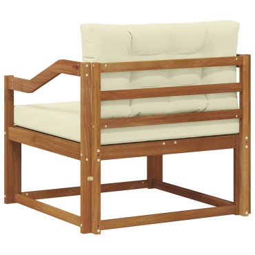 vidaXL Μεσαίος καναπές εξωτερικού χώρου Φυσικό