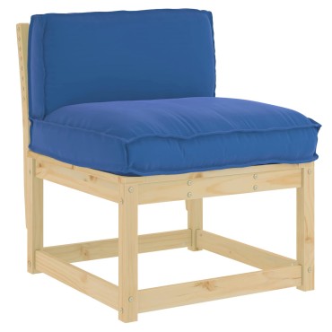 vidaXL Μαξιλάρι Βασιλικό Μπλε 70x40x12cm Ύφασμα Όξφορντ