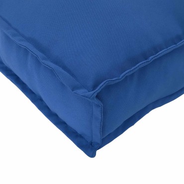 vidaXL Μαξιλάρι Ύφασμα Όξφορντ Βασιλικό Μπλε 70x40x12cm