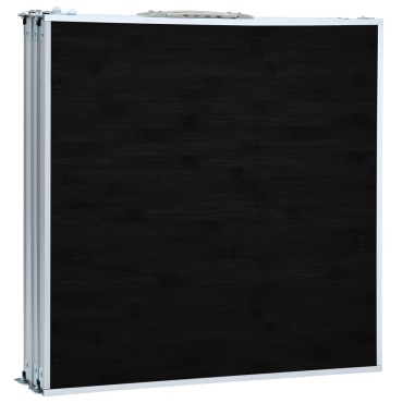 vidaXL Τραπέζι Κάμπινγκ Πτυσσόμενο Γκρι 180 x 60 εκ. Αλουμινίου