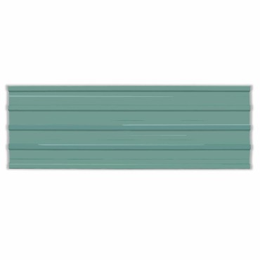 vidaXL Πάνελ οροφής 12 τμχ. Πράσινο 129 x 45 εκ. Γαλβανισμένος χάλυβας
