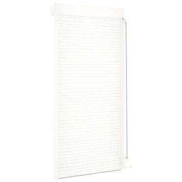 vidaXL Ρολό εισόδου Λευκός 100 x 210 cm Αλουμίνιο και Πολυουρεθάνη
