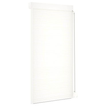 vidaXL Ρολό εισόδου Λευκός 110 x 220 cm Αλουμίνιο και Πολυουρεθάνη