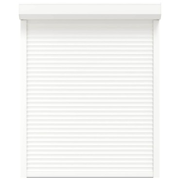 vidaXL Ρολό εισόδου Λευκός 120 x 150 cm Αλουμίνιο και Πολυουρεθάνη