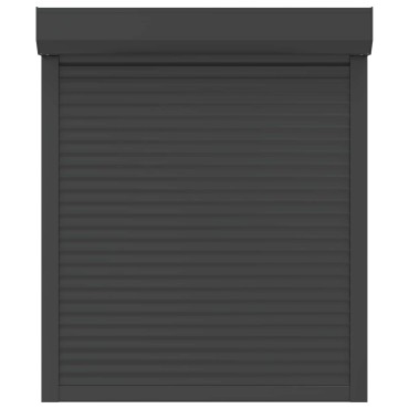 vidaXL Ρολό εισόδου Ανθρακί 100 x 120 cm Αλουμίνιο και Πολυουρεθάνη