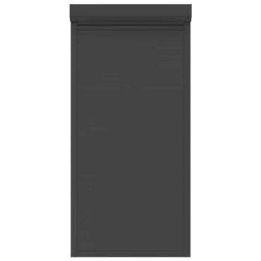 vidaXL Ρολό εισόδου Ανθρακί 100 x 210 cm Αλουμίνιο και Πολυουρεθάνη